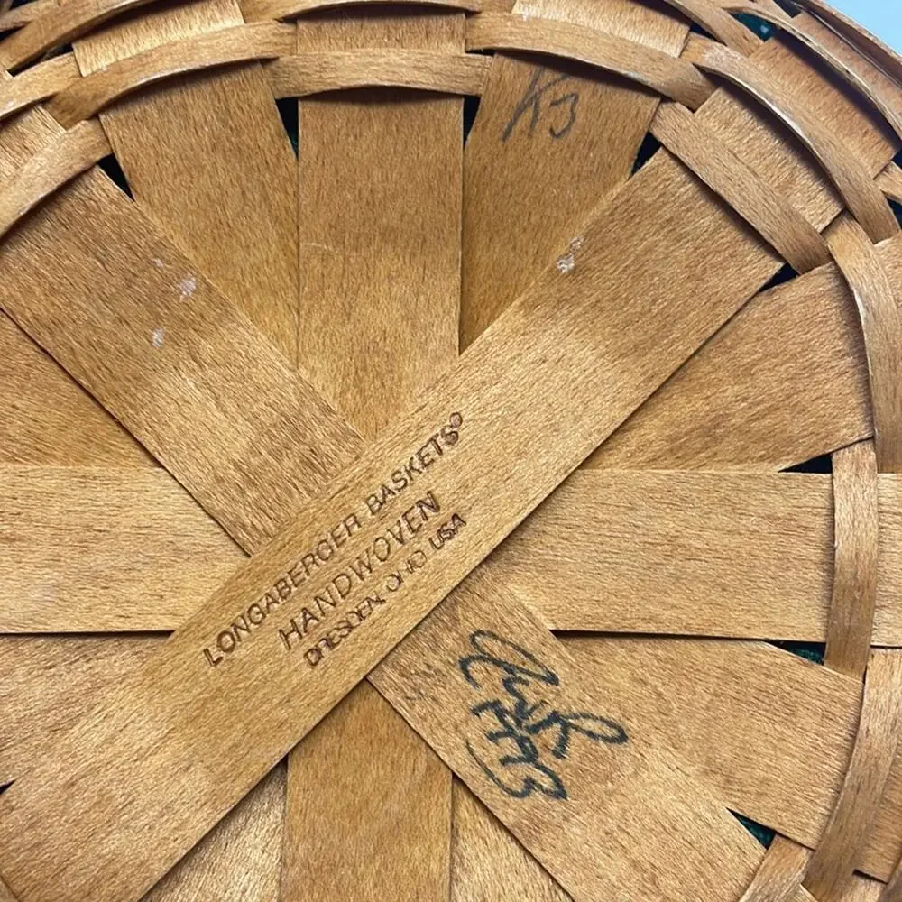 Bundle of two small 1993/1995 Longaberger baskets